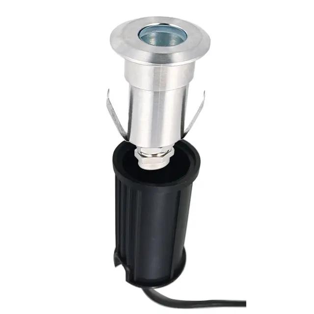 Blak VK/02117/W/60 – Φωτιστικό Led δαπέδου χωνευτό 1W 3000K 60° IP68 Ατσάλι Ασημί 2