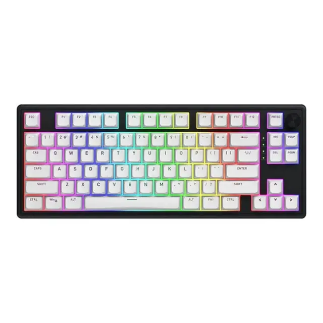 Hator Gaming Keyboard Skyfall 80 TKL HATOR Aurum Ice Magnetic Linear White / Black (HTK1880)