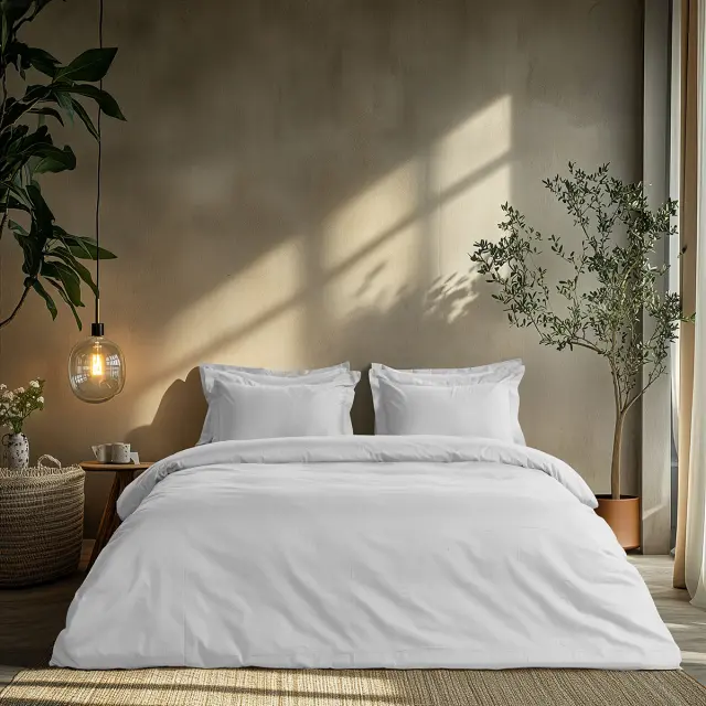 Beauty Home Σετ παπλωματοθήκη υπέρδιπλη Art 1700 Harmony 230x250 Λευκό