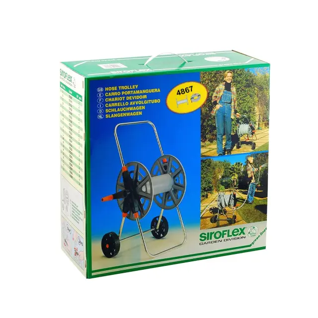 Siroflex 4867 Ανέμη ποτίσματος για λάστιχο έως 90m με Ρόδες / 100998 2