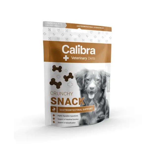 CALIBRA VD Dog Crunchy Snack Gastrointestinal - dog treat - 120g