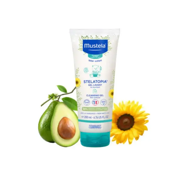 Mustela Stelatooia Gel Lavant, Τζελ Καθαρισμού Σωματος για Ατοπικό Δέρμα 200ml 2