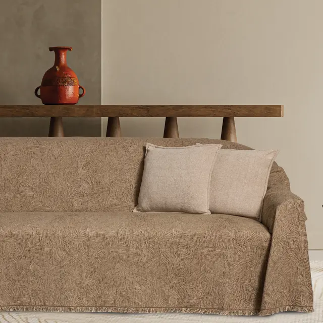 Ριχτάρι Τετραθέσιο 180x350 Das Home 0313 Mocha 55% Chenille-25% Cotton-20% Polyester