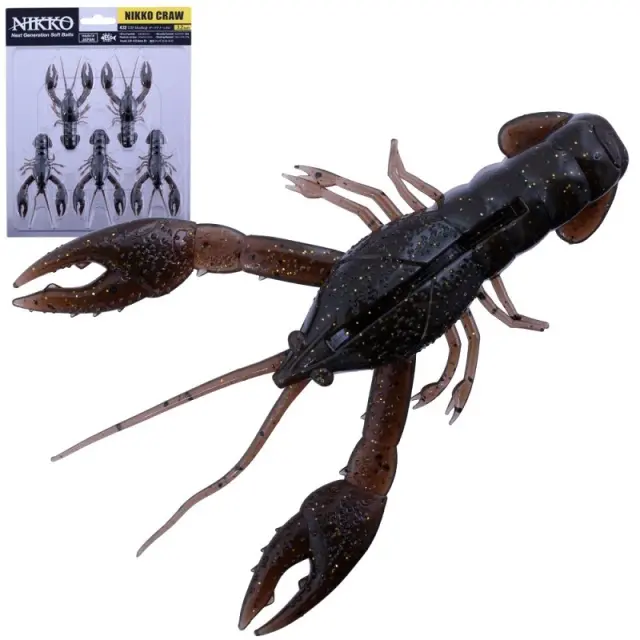 Σιλικονούχα Δόλωμα Nikko Craw 8.1cm 5τμχ Καραβίδα Ψαρέματος Galaxy 2