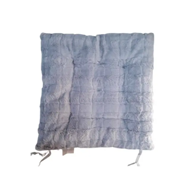 Μαξιλάρι καρέκλας γούνινο - 35x35cm - 571527 - Light Blue