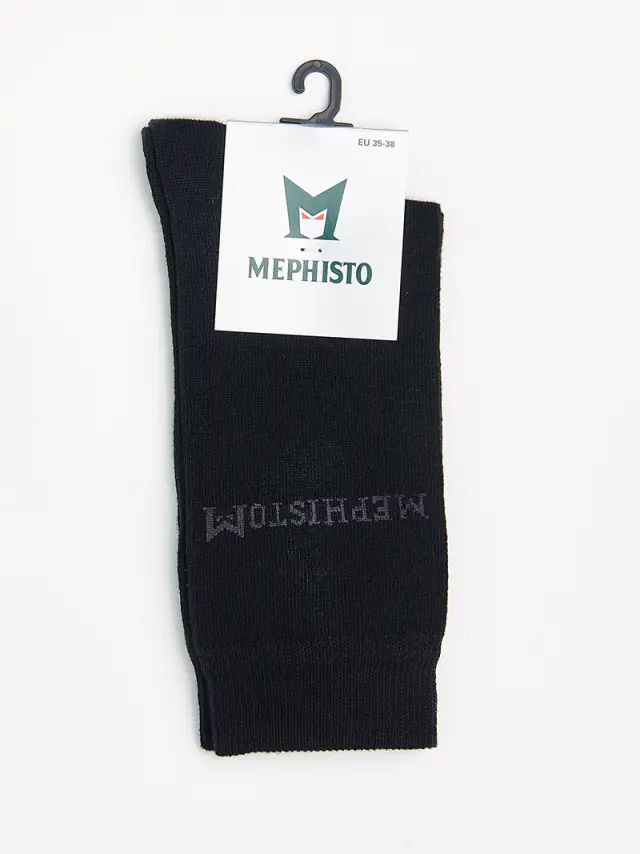 Mephisto Κάλτσες Unisex 80% Βαμβάκι 17% Πολυαμίδιο 3% Ελαστικό Μαύρο MEP/SOLE BLACK 2
