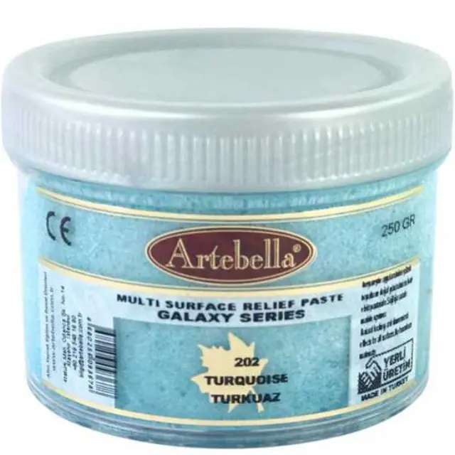 Artebella Πάστα Relief Galaxy Series 202 Turquoise - 250gr