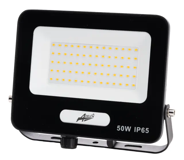 ΠΡΟΒΟΛΕΑΣ LED ΚΑΙ ΓΙΑ ΑΝΙΧΝΕΥΤΗ ΚΙΝΗΣΗΣ 50W 230V 4000K IP65 ΜΑΥΡΟΣ