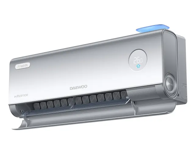 Κλιματιστικό Inverter Daewoo DAC-12FRESH με Wi-Fi, απόδοση 12000 Btu και ενεργειακή κλάση A++/A+++ - SilverDAC-12FRESH - 27.5x79x19.2cm 3