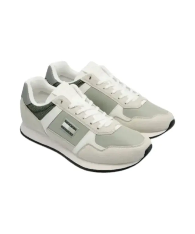 Tommy Hilfiger - Ανδρικά Sneakers Th Runner Casual EM0EM01590-MR6 Πράσινο 2