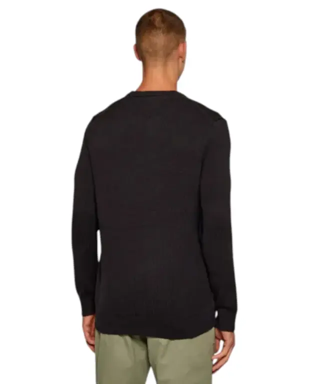 Tommy Hilfiger - Ανδρικό Πουλόβερ Essential Slim Fit DM0DM21787-BDS Μαύρο 2