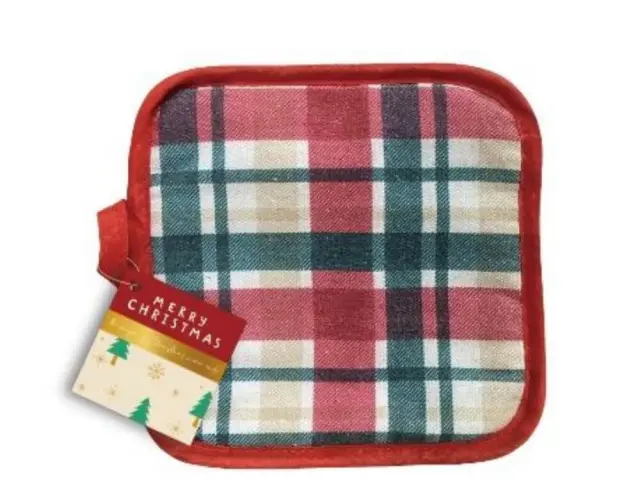 Πιάστρα Κουζίνας με διαστάσεις 18x18cm POT HOLDER POLYESTER COTTON 2
