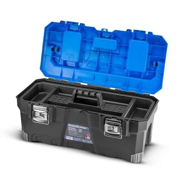 BORMANN Pro BTB3318 - BORMANN Pro BTB3318 Εργαλειοθήκη Χειρός Πλαστική "Lion", Λαβή Αλουμινίου,Μεταλλικό Κούμπωμα (054337) 3