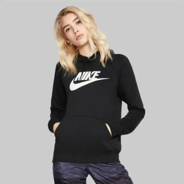 Nike Sportswear Essential Fleece Hoodie (BV4126-010) - Μαύρο - M
