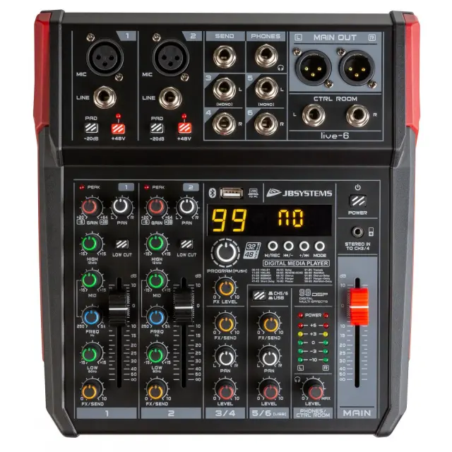 JBSYSTEMS LIVE-6 ΚΟΝΣΟΛΑ ΗΧΟΥ 6CH