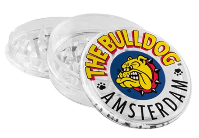 The Bulldog Amsterdam Grinder Διάφανο Πλαστικό 60mm - 3 Parts