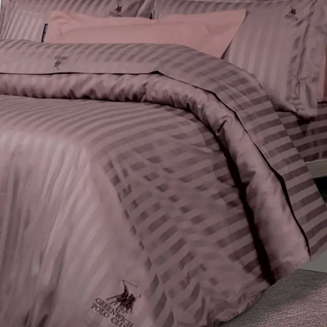 Σετ Σεντόνια 240Χ270 Υπέρδιπλα Χωρίς Λάστιχο Cotton Premium Greenwich Polo Club 2155 Μπορντώ