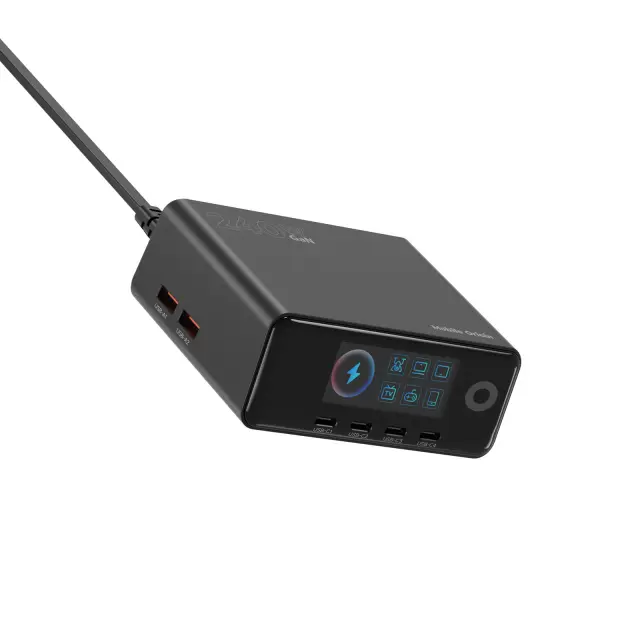 Mobile Origin 240W GaN Display Charger Hub PW39 - 4x USB-C + 2x USB-A 3