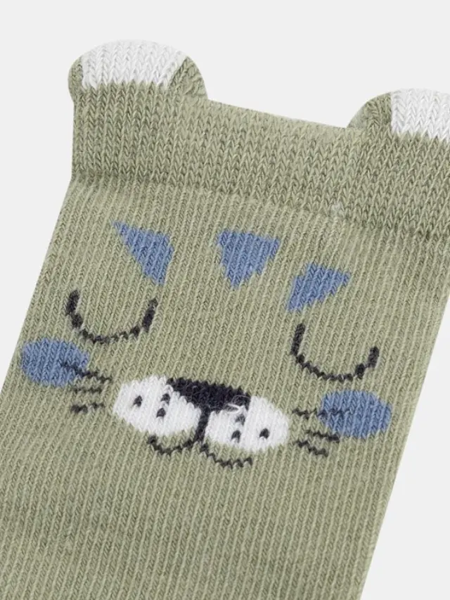 Βρεφικές Κάλτσες για Αγόρια Olive Kitty Ears ΜΠΛΕ 2