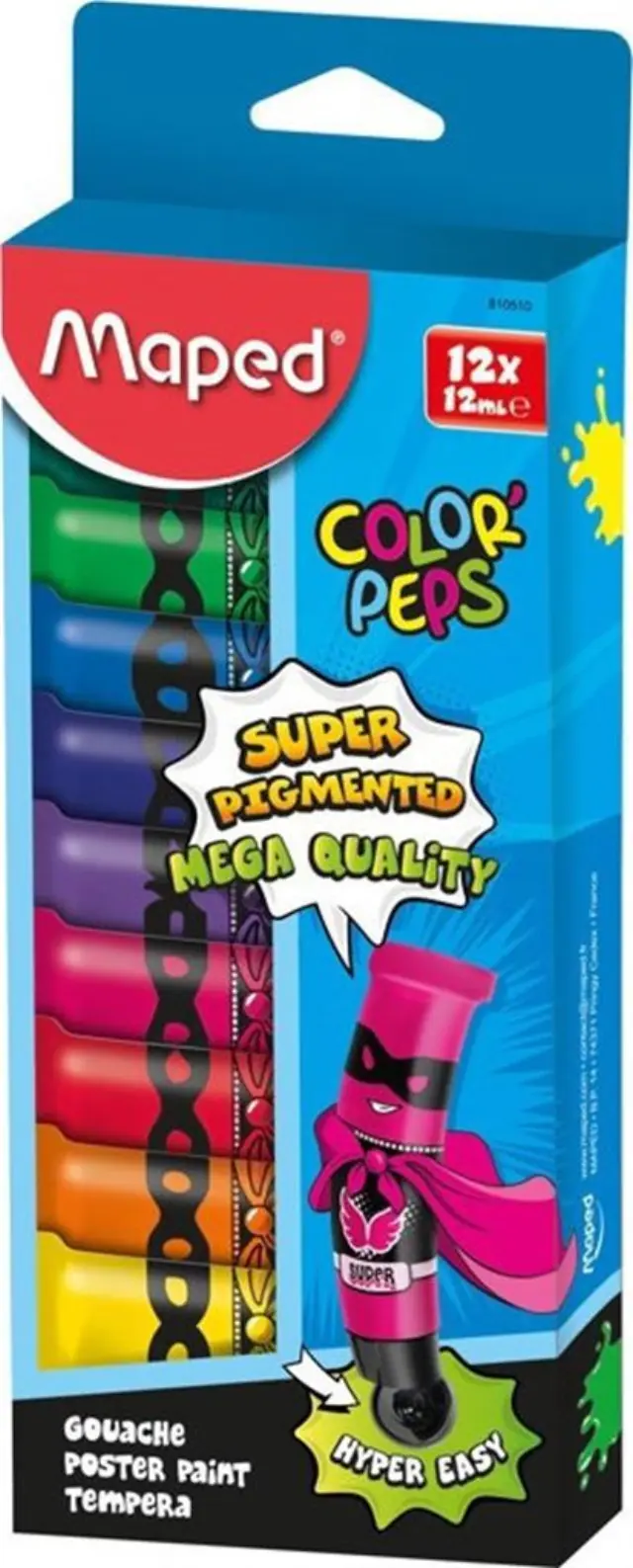 Maped Color’peps Τέμπερες 12ml 12τμχ/ 810510 (Maped)