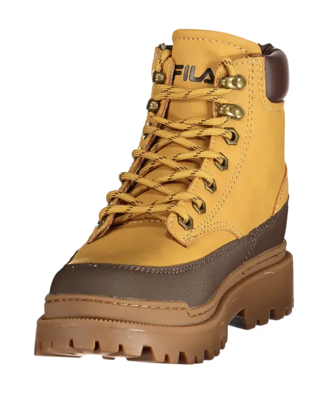 Fila - Γυναικείo Αθλητικό Μποτάκι Monte FFW0676-70109 Κίτρινo/Καφέ 3