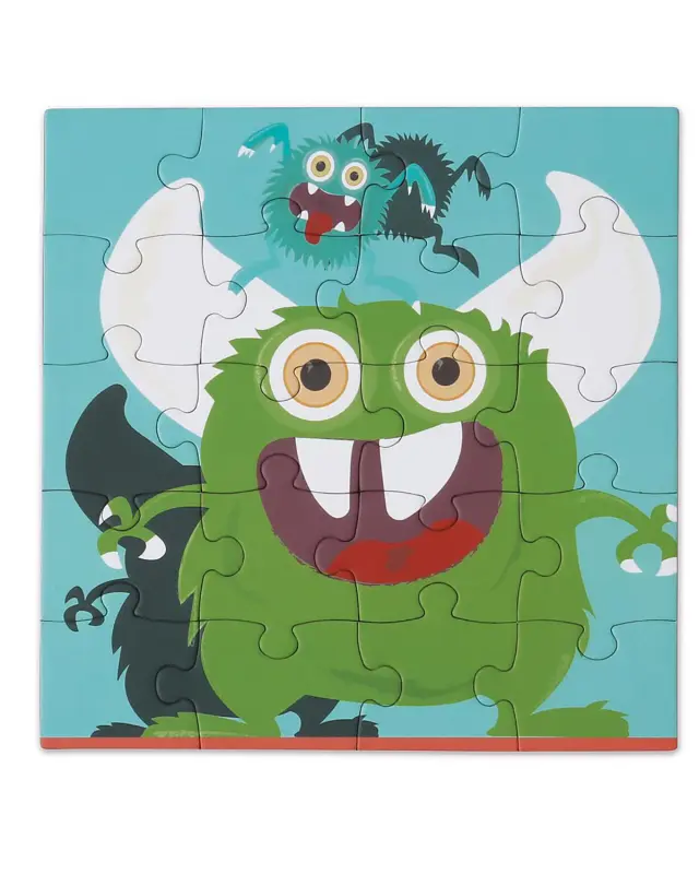 Παιχνίδι Scratch Μαγνητικό παζλ Monster 20τμχ 2