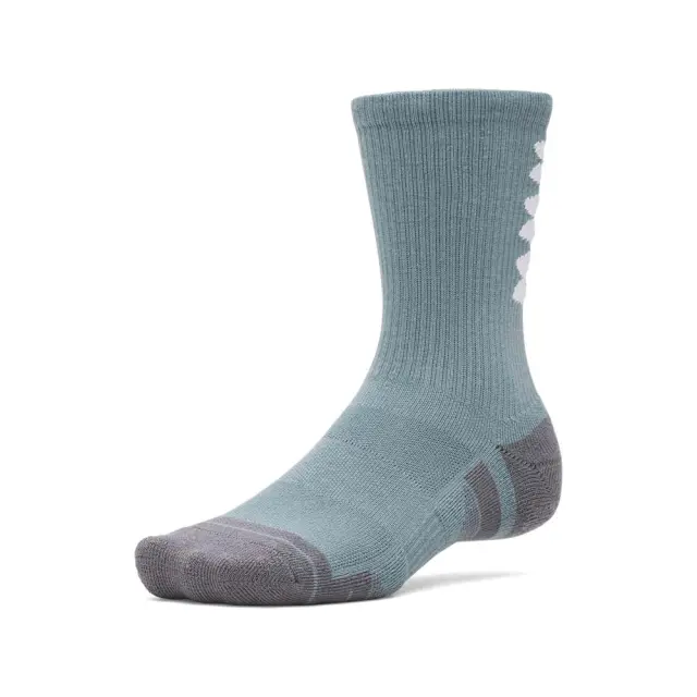 Under Armour Unisex Performance Tech Nov 3 Pack Crew Socks Άσπρο - Πορτοκαλί 1379515-587 (Under Armour) - Medium
