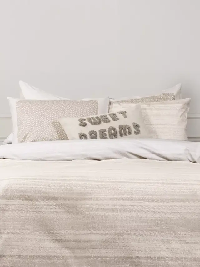 Ζεύγος Μαξιλαροθήκες 50x70 Φανελένιες Nima Venity Beige 100% βαμβακερό
