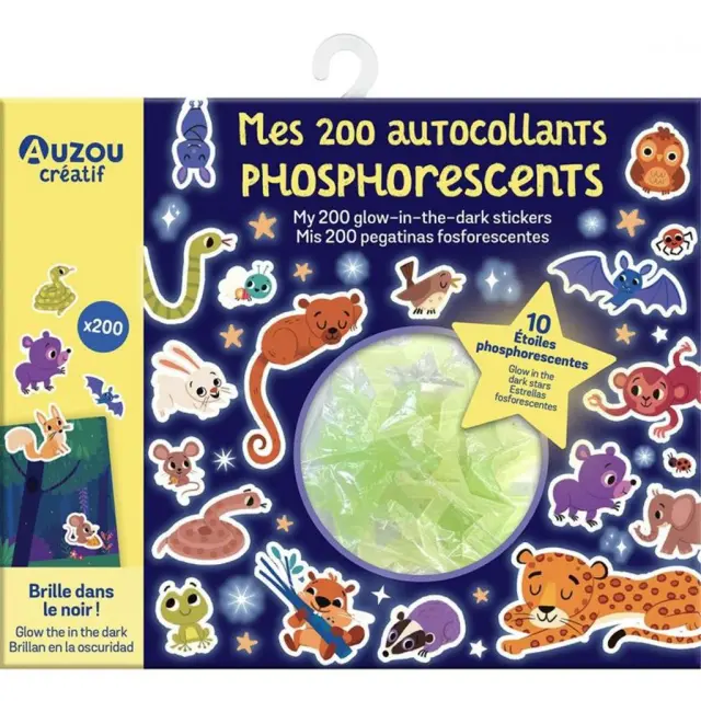 Auzou My Artist Kit 200 Stickers Glow in the Dark / 536295 (Auzou)