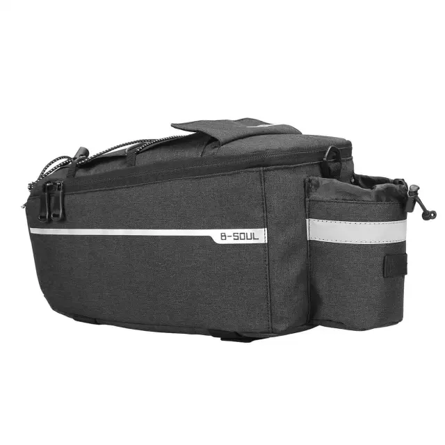 Hurtel WYA26Y0S Thermal Bike Pannier Bag with Shoulder Strap Black 3
