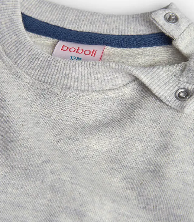 Fleece sweatshirt for baby boy -BCI - 4Y 3