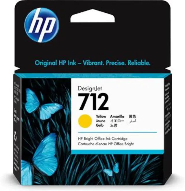 HP Μελάνι Inkjet No.712 Yellow (3ED69A) (HP3ED69A) HEWLETT PACKARD