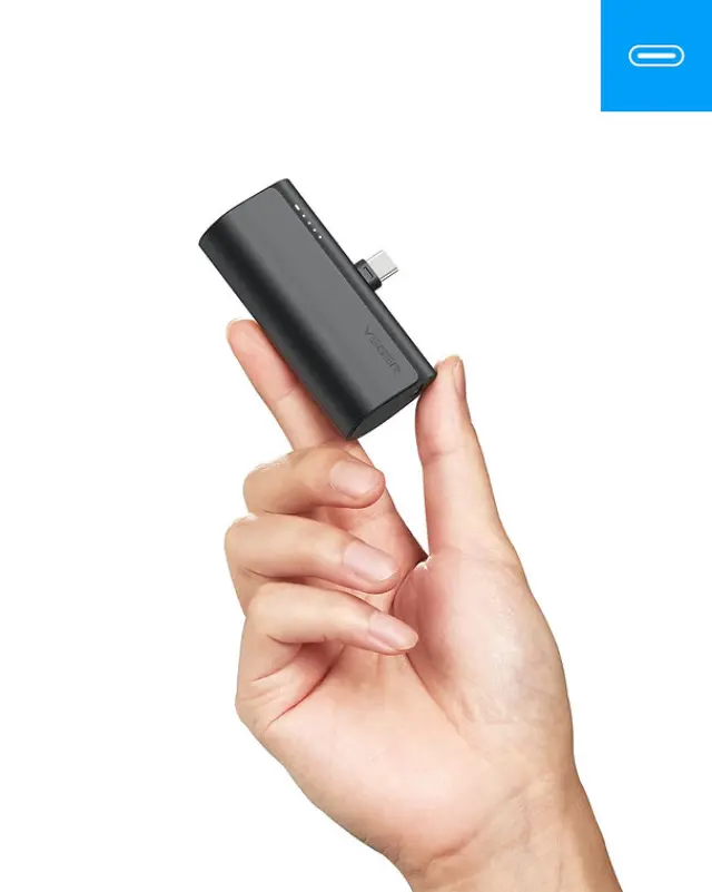 Veger® V0556 - 5000mAh Mini Powerbank με σύνδεση Type-C 20W 3