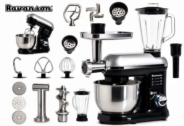 PLANETARY ROBOT WITH RAVANSON RP-1500BS MEAT GRINDER