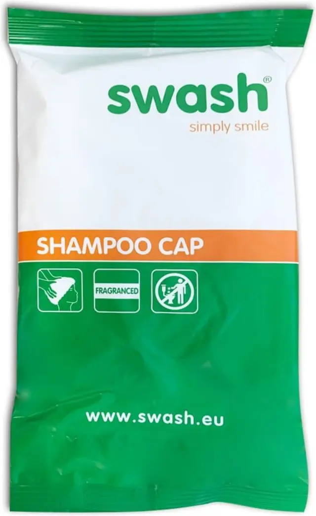 Swash Shampoo Cap Σκούφος Λουσίματος Κεφαλής Χωρίς Νερό 1τεμ 2