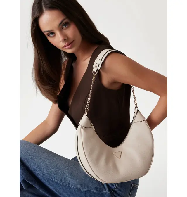 Τσάντα GUESS Fedora Hobo HWBG9519010 Μπεζ 2