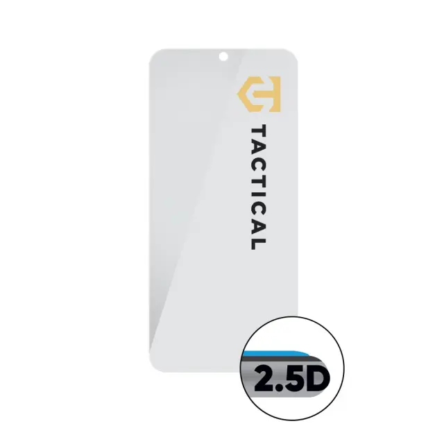 Tactical Glass Shield 2.5D for Samsung Galaxy S25 FE Clear 2