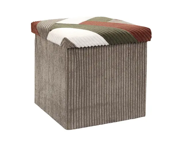 Σκαμπό Scott Home Deco Factory με αποθηκευτικό χώρο και διαστάσεις 38x38x38cm HD0550 2