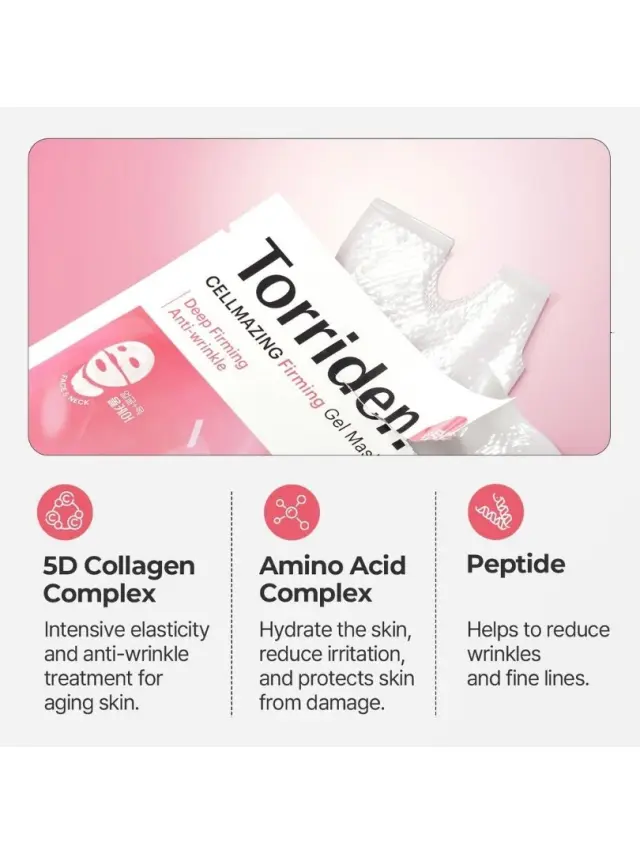 Torriden Cellmazing Firming Gel Mask- Μάσκα τζελ προσώπου και λαιμού 2