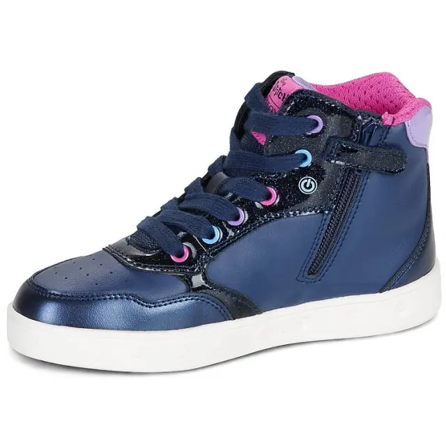 Παιδικό Παπούτσι για Κορίτσι Geox J Skylin Girl Lilo & Stitch (Μεγέθη 24-33) ΜΠΛΕ 3