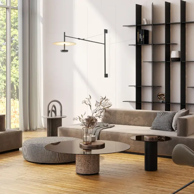 Επιτοίχιο Φωτιστικό LED ACA Maison OKN5013WBK Αμμώδες Μαύρο 9W 3000K 310lm / OKN5013WBK 2
