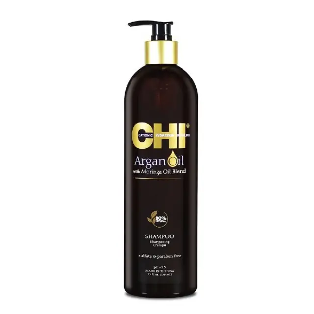 CHI Argan Oil Σαμπουάν για Αναδόμηση των Ξηρών/Ταλαιπωρημένων Μαλλιών 340ml