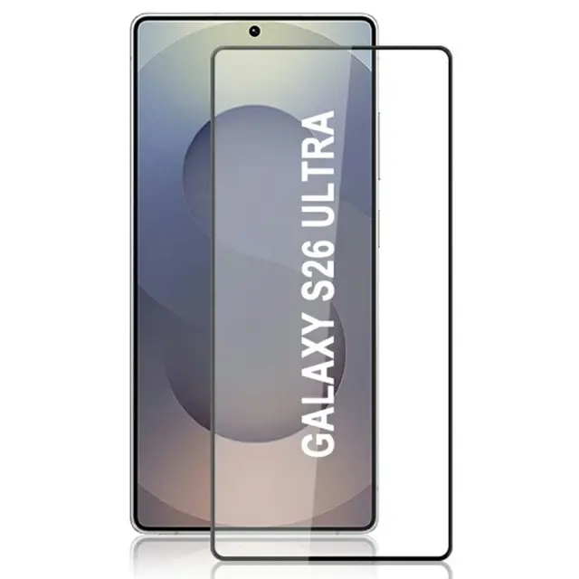 Full Cover Tempered Glass για Galaxy S26 Ultra- Black