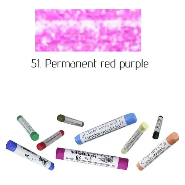 Soft pastel Extrafine Renesans - Permanent Red Purple