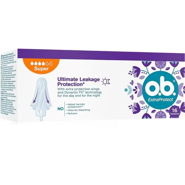 Ο.b Extra Protect Super 16 Tεμαχίων