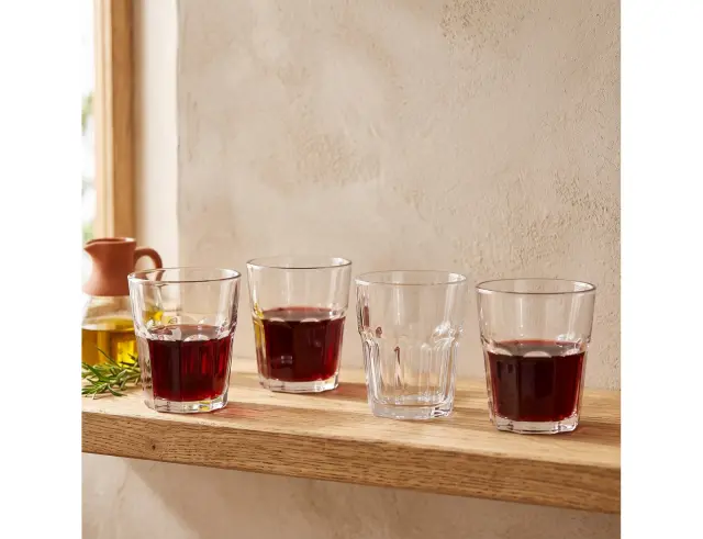 Σετ Γυάλινα Ποτήρια Κρασιού Excellent Houseware χωρητικότητας 180ml - 4 τεμάχια YE6000130