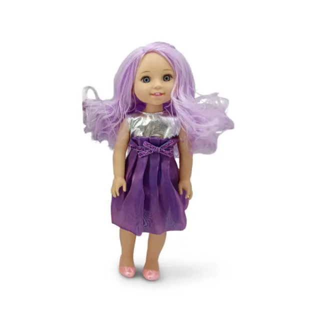 Moni Toys Κούκλα 38cm Fairy Purple LS1502 2