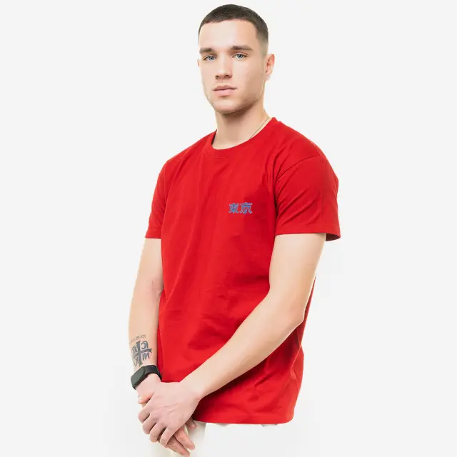 T-shirt Noshame® Κόκκινο με τύπωμα Japan - 122506 - XXL 3