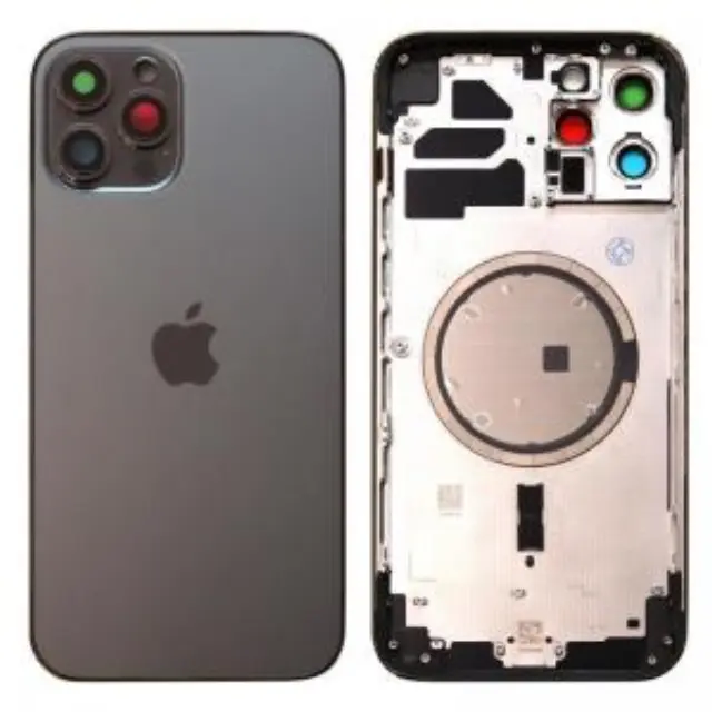 Καπάκι Μπαταρίας Apple iPhone 12 Pro Max Μαύρο (OEM) N58774 3