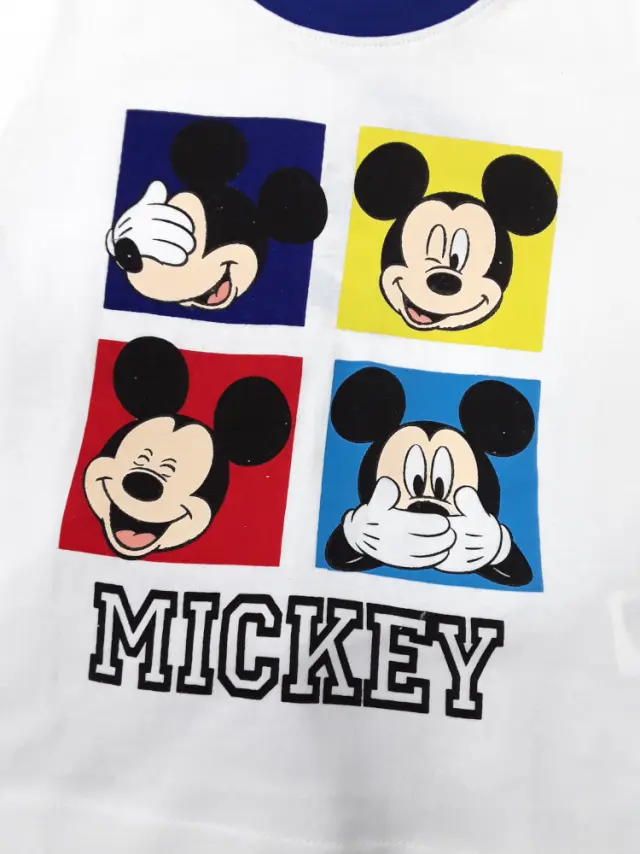 Πιτζάμα Καλοκαιρινή Mickey White Blue 80101980001 - 5 Y (110cm) 2